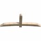 Ekena Millwork Bellingham Rough Sawn Timber Gable Bracket, Douglas Fir, 96"W x 36"H x 6"D x 6"F, 9/12 Pitch GBW096X36X0606BEL00RDF - alternate 3